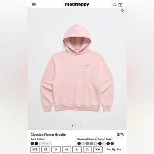 Madhappy Cotton Rose Hoodie + Sweatpant set